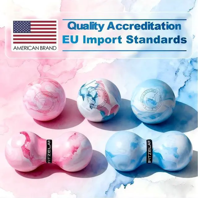 Alt view image 2 of 7 - 2PCS Massage Lacrosse Balls for Myofascial Release, Quality Certification, Massage Deep Tissue for Foot Back Shoulder Feet, Trigger Point Therapy, Relieving Muscle Pain (2 Pieces)