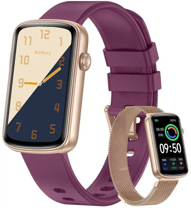 Main image of Fitness Tracker, Fitness Watches for Women Men with Heart Rate Monitor Blood Oxygen Sleep Tracker Pedometer, 1.47" Smart Watch Step Calorie Counter for Android iOS IP68 Waterproof (Purple)