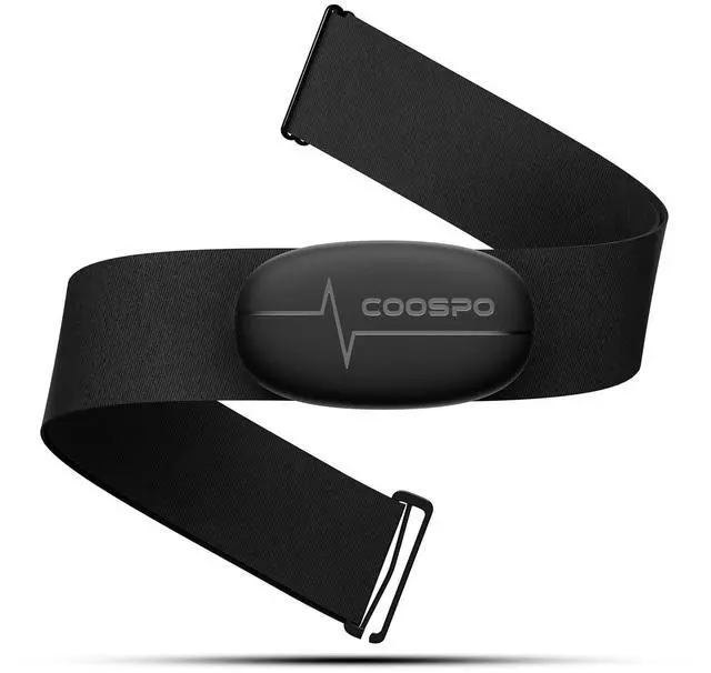 Main image of Heart Rate Monitor Chest Strap, Bluetooth ANT+ Heart Rate Monitor Chest Sensor with 400H Battery, HRM Works with Strava/Wahoo Fitness/Polar Beat/Peloton/DDP Yoga App
