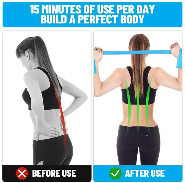 Alt view image 6 of 6 - Resistance Bands, Professional Exercise Bands, Physical Therapy Bands for Strength Training, Yoga, Pilates, Stretching, Recovery, Stretch Elastic Band for Working Out, Workout Bands for Home Gym