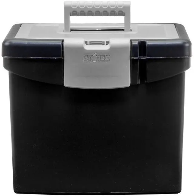 Alt view image 3 of 7 - File Storage Box Translucent Storage Lid, Black 1-Pack (61504F01C)