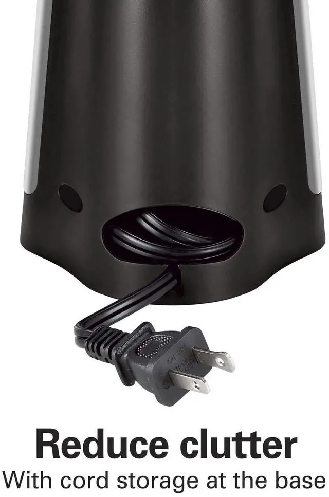 Alt view image 6 of 7 - Extra-Tall Electric Automatic Can Opener with Easy-Clean Detachable Cutting Lever, Cord Storage, Knife Sharpener, Brushed Stainless Steel (76700)