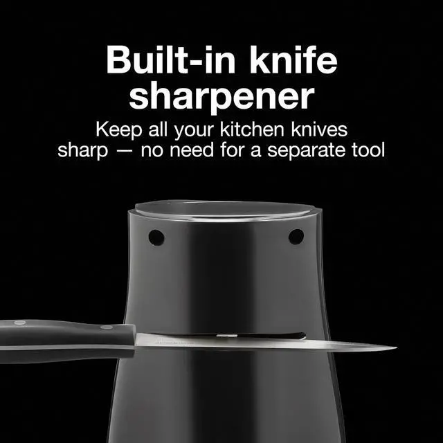 Alt view image 3 of 7 - Power Electric Automatic Can Opener for Kitchen with Knife Sharpener, Twist-off Easy-Clean Lever, Cord Storage, Black (75217PS)