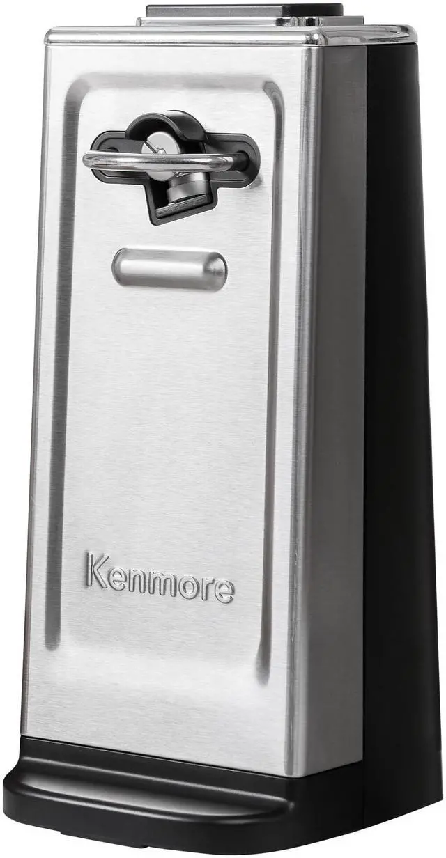 Main image of Electric Can Opener Smooth Edge, Automatic Side-Cut Blade, Extra-Tall Design for Regular & Pop-Top Cans, Easy One-Touch Operation, Black & Stainless Steel