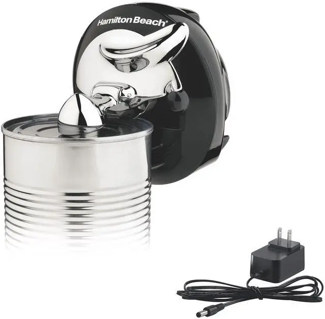 Main image of Walk 'n Cut Electric Can Opener for Kitchen, Use On Any Size, Automatic and Hand-Free, Cordless & Rechargeable, Easy Clean Removable Blade, Black (76501G)