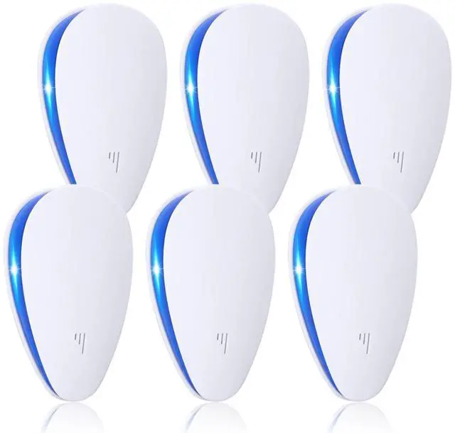 Main image of (2026 Upgraded) Ultrasonic Insect & Pest Indoor Repeller, Plug-in Pest Control Electronic Repellent for Rodent, Mouse, Mice, Rats, Roaches, Bugs, Ants, Spiders, Mosquitoes, for Home, Warehouse 6 Pack