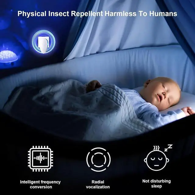 Alt view image 4 of 7 - (2026 Upgraded) Ultrasonic Insect & Pest Indoor Repeller, Plug-in Pest Control Electronic Repellent for Rodent, Mouse, Mice, Rats, Roaches, Bugs, Ants, Spiders, Mosquitoes, for Home, Warehouse 6 Pack