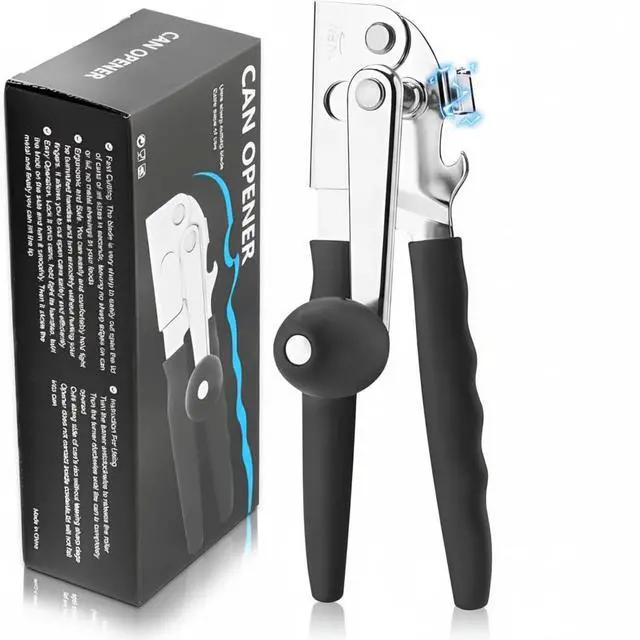Main image of Electric Can Opener Smooth Edge, Easy One-Touch Can Opener Electric for Seniors with Arthritis, Jar Opener, Compact Countertop Automatic Kitchen Tool for Safe and Effortless Opening