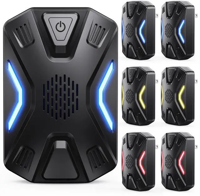 Main image of Ultrasonic Pest Repeller Pest Repellent Plug in Indoor, Electronic Pest Mouse Repellent for Roach, Rodent, Mice, Bugs, Mosquito, Mouse, Spider, Ant 6 Packs(Black)