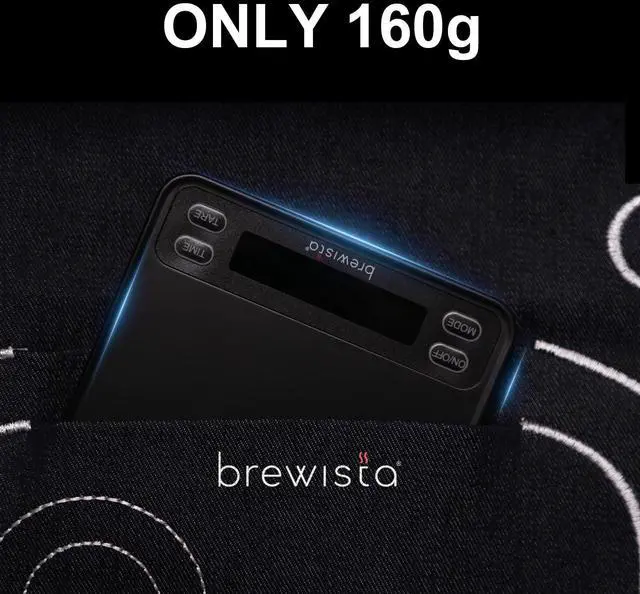 Alt view image 4 of 7 - Smart Coffee Scale III with Timer, 2kg/0.1g High Precision Scale for Espresso and Pour-Over Coffee, Portable Mini Digital Kitchen Scale with Automatic Timing, Rechargeable, 5 Modes