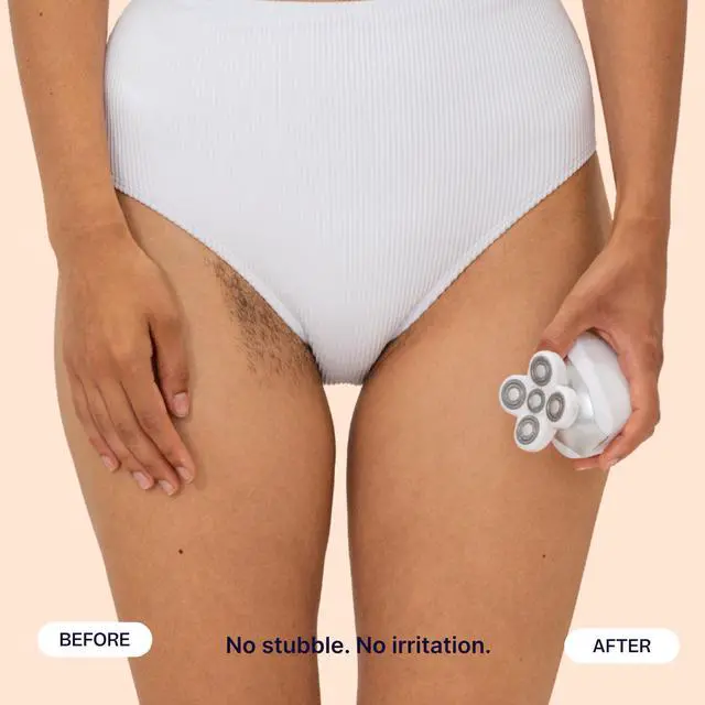 Alt view image 3 of 7 - FlexSeries Electric Razor for Women - Silk Smooth Legs, Body Hair, & Pubic Shaver - for Private Area, Sensitive Skin, Bikini Trimmer