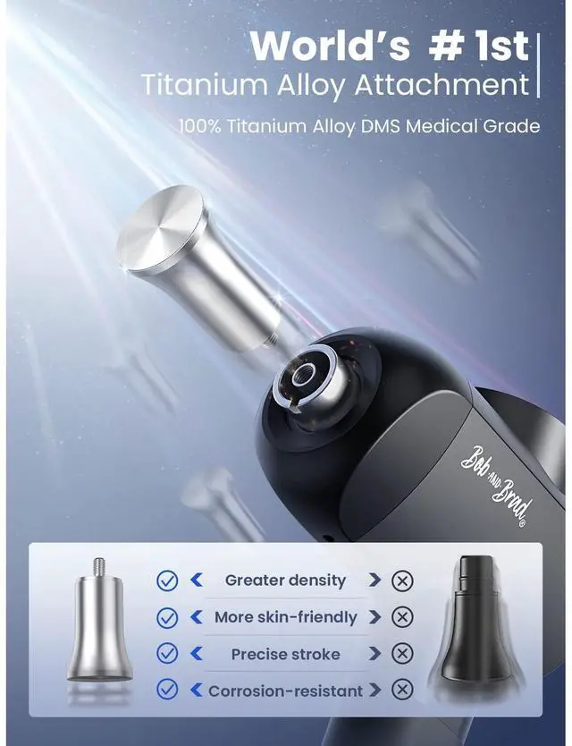 Alt view image 2 of 7 - X6 Pro Massage Gun Deep Tissue Percussion with Metal Head Therapy, Professional Muscle Massage Gun for Athletes, Electric Massager Gun for Pain Relief,Christmas Gift for Men Women Dad Mom