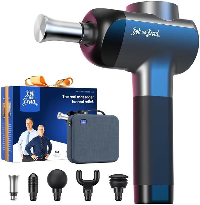 Main image of X6 Pro Massage Gun Deep Tissue Percussion with Metal Head Therapy, Professional Muscle Massage Gun for Athletes, Electric Massager Gun for Pain Relief,Christmas Gift for Men Women Dad Mom