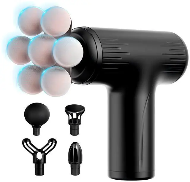 Main image of Massage Gun with Wide-Coverage Massage Head, Percussion Massage Gun for Neck, Shoulders, Back, Arms and Legs, Lightweight and Easy-to-Carry Handheld Massage Gun for Home, Office, Gym and Travel Use,