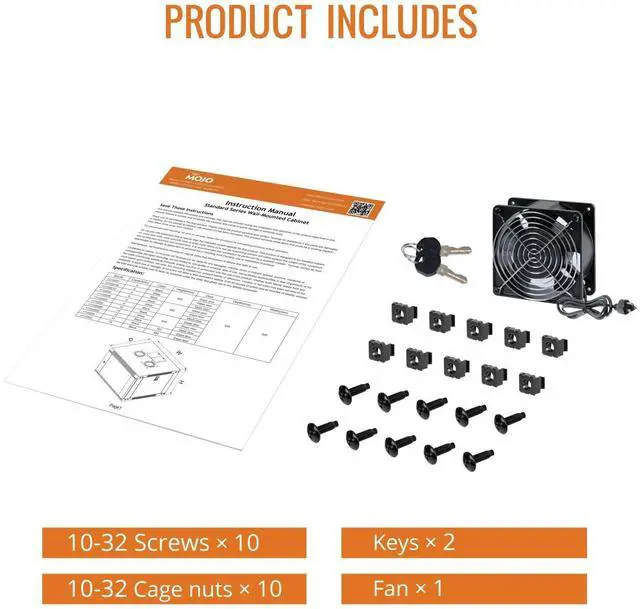 Alt view image 6 of 6 - 9U Wall Mount Server Cabinet IT Network Rack Enclosure Lockable Door and Side Panels Black,Cooling Fan, Glass Door, 17.7inch Depth,for 19 IT Equipment, A/V Devices