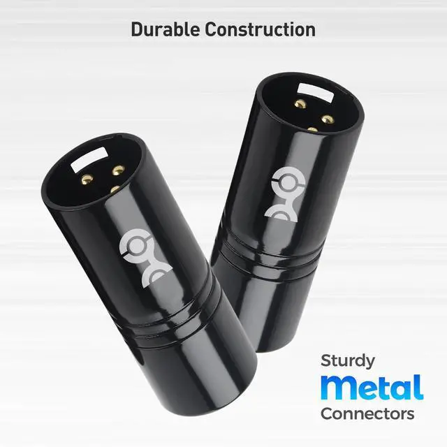 Alt view image 5 of 7 - 2-Pack 120 Ohm 3-Pin XLR Terminator/DMX Terminator - Optimal Signal Integrity for Lighting and Audio Systems