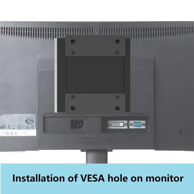 Alt view image 5 of 6 - Wall Mount Compatible with HP EliteDesk, ProDesk, Mini Desktops - Steel Mount for Wall, Under Desk or VESA