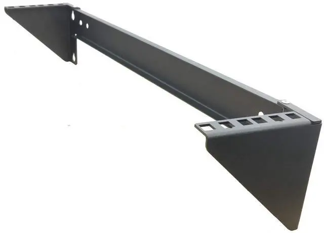 Main image of 2U Steel Wall Mountable Simple Vertical Bracket and Networking Euipment Rack for 19" Standard Network, AV, Studio Equipment Including Hardware for Assembly(2U)