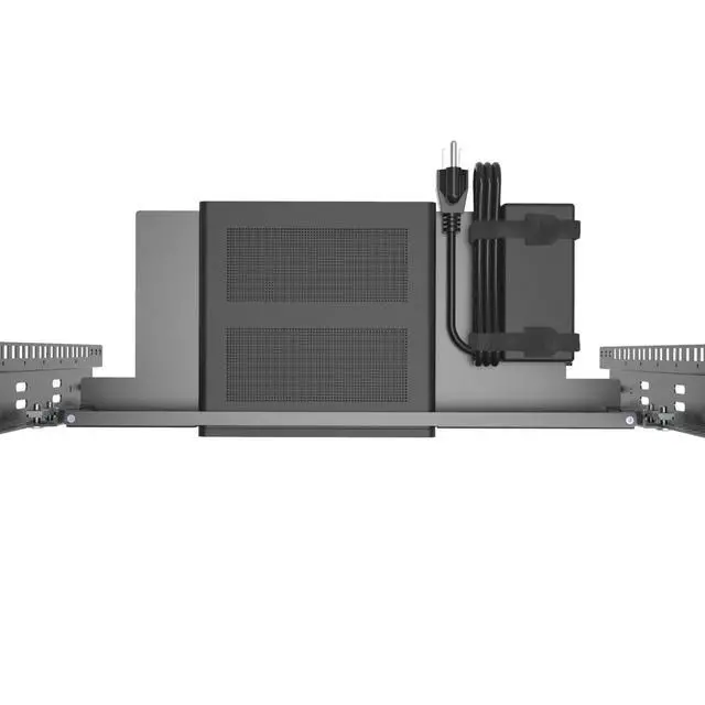 Alt view image 4 of 6 - Mini Rack Mount for HP ProDesk Mini PC, HP EliteDesk Mini Business Desktop -1U Hinged Server Rack Shelf for 19-inch Cabinet or Rack