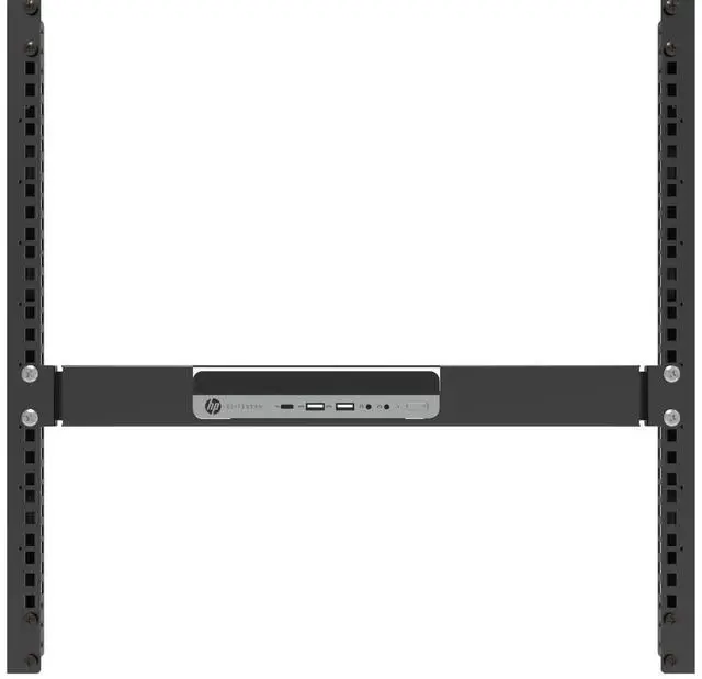 Alt view image 6 of 6 - Mini Rack Mount for HP ProDesk Mini PC, HP EliteDesk Mini Business Desktop -1U Hinged Server Rack Shelf for 19-inch Cabinet or Rack
