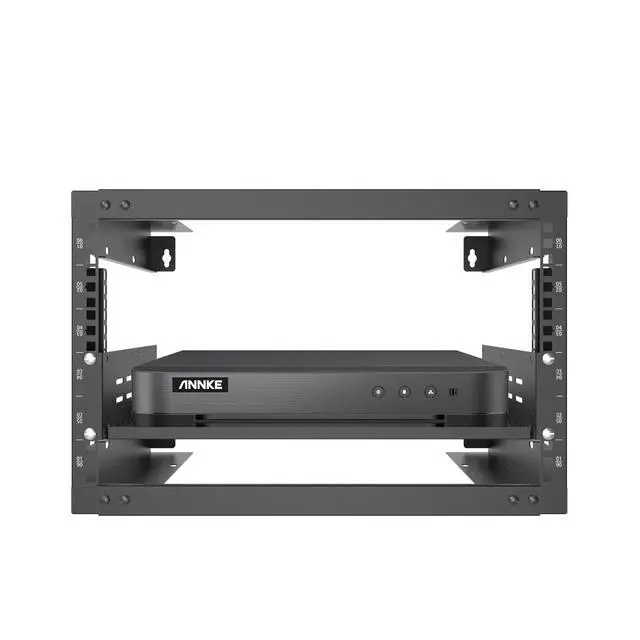 Alt view image 2 of 7 - 2U 19-Inch Universal Vented Rack Mount Cantilever Server Rack Shelf-12 Inch Deep-Disassembled Black (2U12InD)