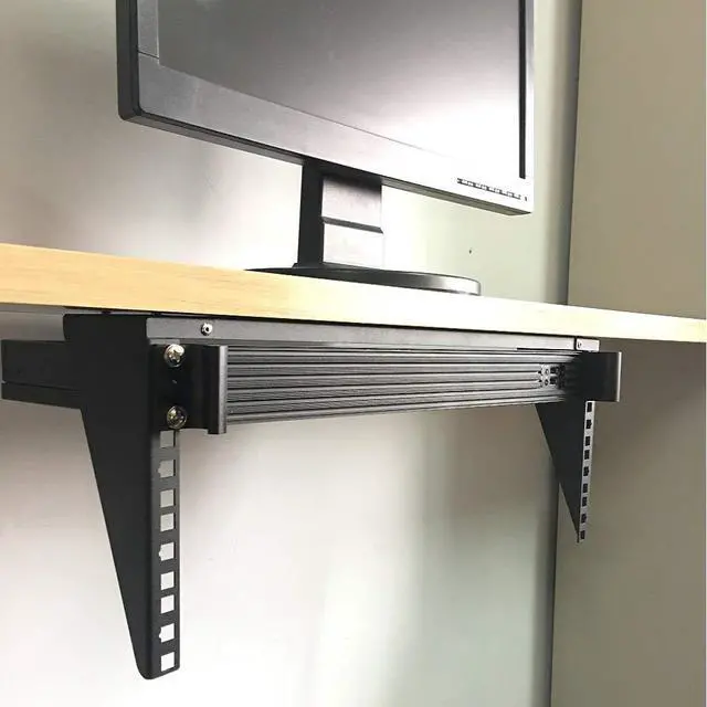 Alt view image 2 of 6 - 4U 19 Inch Vertical Wall Mount Rack Lightweight Wall Mountable Server Rack for Network and Date Equipment (4U90)