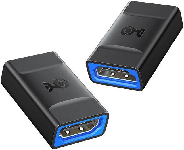 Main image of 2-Pack 48Gbps HDMI 2.1 Coupler for 8K@60Hz / 4K@240Hz with HDR, 8K HDMI Extender, Female to Female Adapter, Black