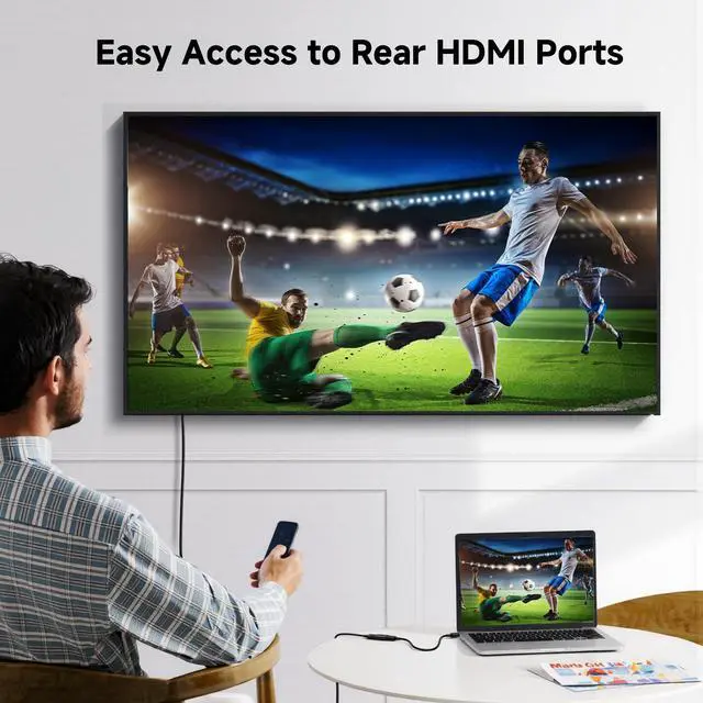 Alt view image 5 of 7 - 2-Pack 48Gbps HDMI 2.1 Coupler for 8K@60Hz / 4K@240Hz with HDR, 8K HDMI Extender, Female to Female Adapter, Black