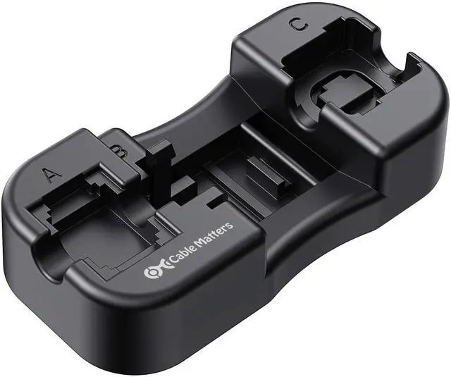 Main image of Keystone Jack Punch Down Tool Stand - Stable Base for RJ45 & RJ11 Termination, Compatible with 90 & 180 Degree Jacks, Secure & Safe Punching with 110, Krone, or 66 Tools