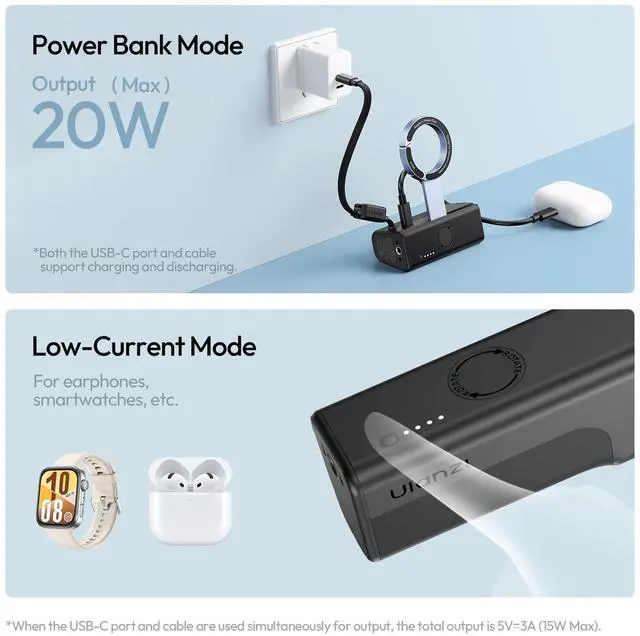 Alt view image 5 of 7 - MG13 Magnetic Phone Grip Power Bank 5000mAh, Bluetooth Wireless Remote Shutter 33ft, Type-C Fast Charging, 1/4-20 Tripod Thread, Vertical Camera Grip Compatible with iPhone 17 16 15 Pro Max
