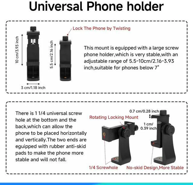 Alt view image 6 of 7 - Mobile Phone Chest & Head Strap Mount Kit for POV VLOG, Hands-Free Body Holder Compatible with iPhone Samsung, GoPro Hero 987654321, DJI Osmo, AKASO, SJCAM, Insta360 Action Cameras
