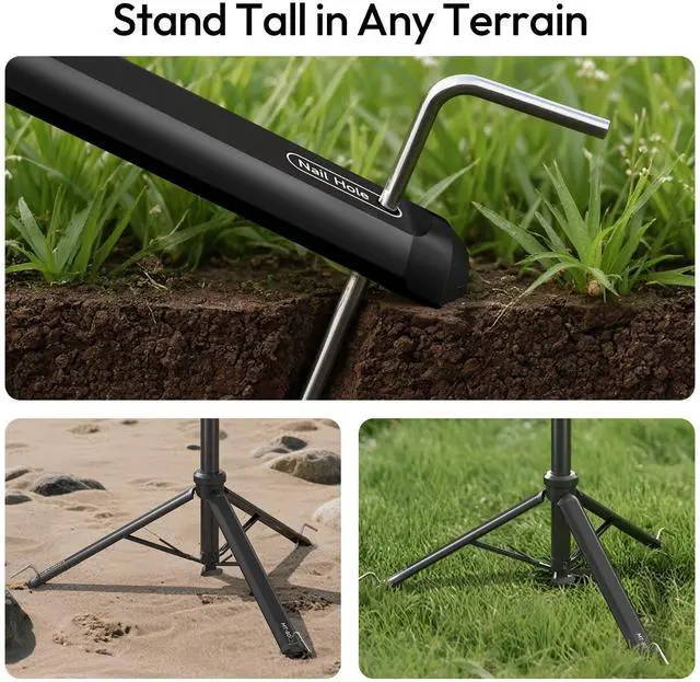 Alt view image 6 of 7 - MT-80 Aluminum Tripod Stand, 7FT Extendable Camera Phone Tripod for Travel, Auto Pop-Up, 1/4" Screw, 360 Ball Head Portable Photo Video Light Stand for DSLR Camera, Ring Light, Video Rig