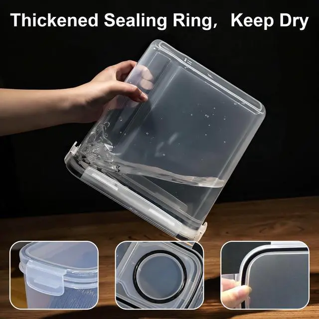 Alt view image 5 of 6 - 3D Printer Filament Storage Box, 4-Pack Dry Box with Reusable Silica Gel Desiccant for 1KG PLA ABS PETG Filament Spools, Prevent Moisture