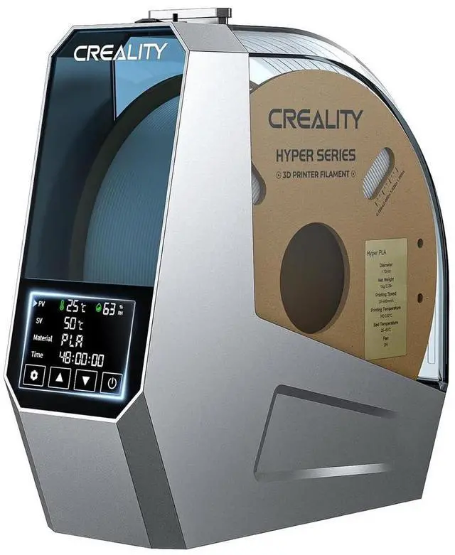 Main image of Official Filament Dryer, Space Pi Filament Dryer, 360° Fast Heating 3D Printer Filament Dry Box, Filament Storage with 110W PTC Heater LCD Touch Screen One-Key Set