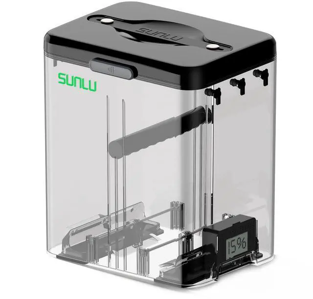 Main image of Filament Storage Box - 2 Spool Filament Dry Box for 3D Printer Filament Sealing and Protection, SP2 Dryer Box with PTFE Tube, Compatible with PLA, PETG, ABS, TPU, PA Nylon, PVB 1.75mm 2.85mm
