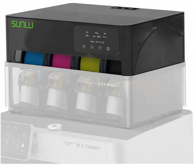 Main image of AMS Heater Upgrade for Bambu Lab AMS,Add Active Drying Function to Your AMS,Prevent Wet 3D Printer Filament & Clogs,Enables Drying while Printing,Easy Plug & Play Installation (AMS Not Included)