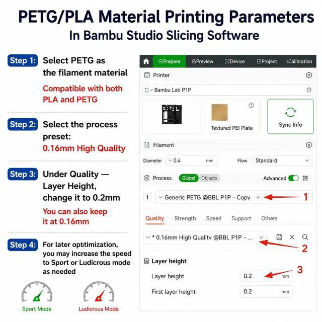 Alt view image 4 of 7 - PETG 3D Printer Filament 1.75mm,Ice Blue Gradient,Translucent Crystal Blue,3D Printer Filament, Glossy PETG Filament for FDM 3D Printing 1kg(2.2lbs)