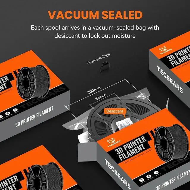 Alt view image 6 of 7 - PETG Filament 1.75mm 1KG, 3D Printer Filament PETG Transparent, Strong Toughness, 1KG(330M) Filament High Precision, Dimensional Accuracy ±0.02mm, Transparent