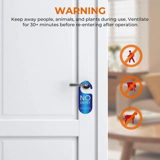 Alt view image 6 of 7 - Ozone Generator 160,000mg/H with Temp/Humidity Display - 120 Min Timer O3 Ionizer Air Purifier for Large Spaces (5000 Sq.Ft) - Upgraded Ozone Machine for Cars, Homes, Hotels, Kitchens & Pet Areas
