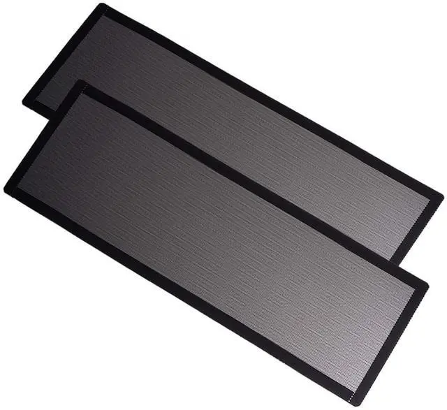 Main image of 360mm 120mm x 2 PC Fan Dust Mesh Filter 4.72inch PVC Computer PC Case Dust Proof Filter Cover Magnetic Black 2-Pack
