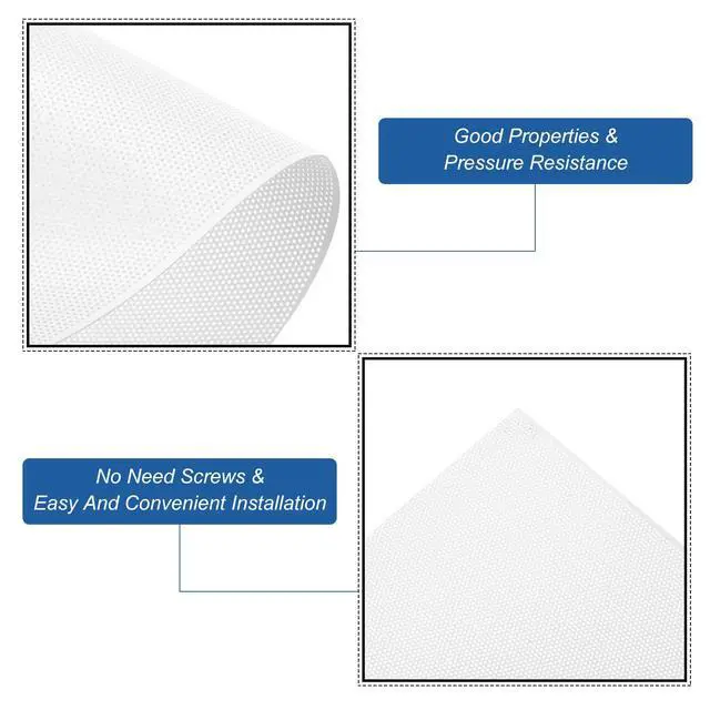 Alt view image 4 of 5 - PC Dust Filter Roll, 300x1000x0.5mm PVC Computer Case Cooler Dustproof Mesh Cover Fan Grills for Computer Case Speakers, White