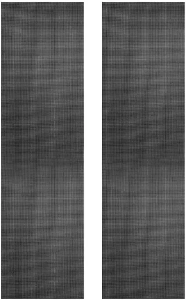 Main image of PC Fan Dust Mesh 1000mm x 300mm 0.8mm Hole, 2 Pcs PVC Computer Cooler Dust Filter PC Case Cover Grills for Computer Cooler Fan Case Dustproof, Black
