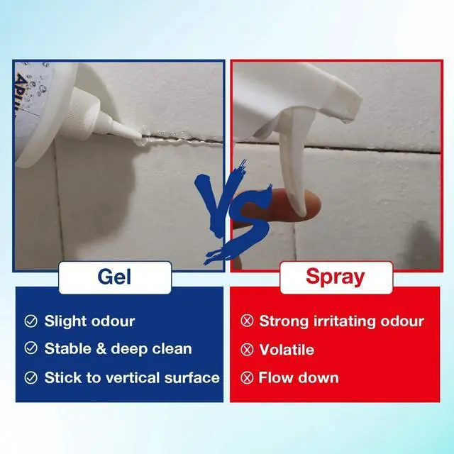 Alt view image 3 of 7 - Household Cleaner Gel for Bathroom Shower Kitchen Tile Grout, Sinks Countertops 10 Fl Oz (Pack of 1)