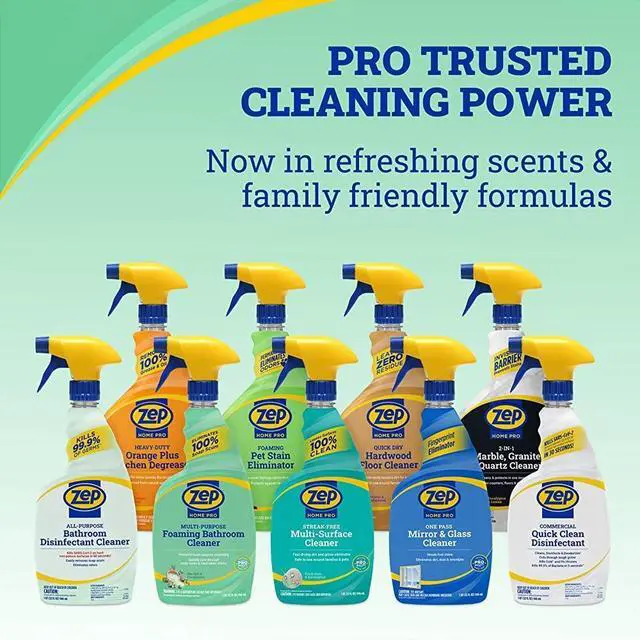 Alt view image 5 of 5 - Home Pro Multi-Purpose Foaming Bathroom Cleaner - 32 Fl. Oz. - R53106 - Pro Trusted Cleaning Power: Now in Refreshing Scents and Family Friendly Formulas (1)