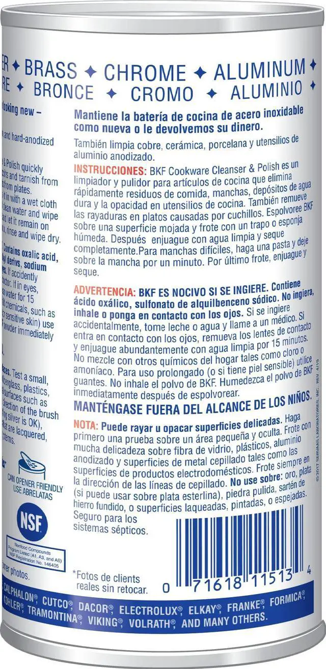 Alt view image 3 of 3 - Superior Cookware Cleanser & Polish | 12-Ounces | 1-Unit