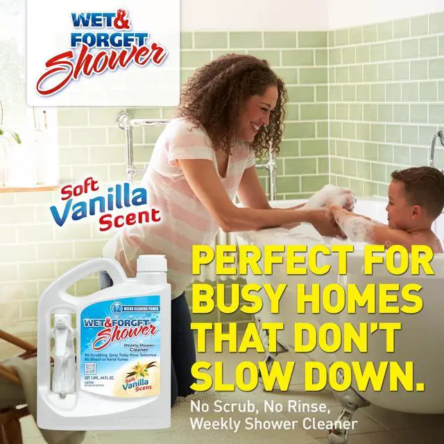 Alt view image 2 of 7 - Shower Cleaner Weekly Application Requires No Scrubbing, Bleach-Free Formula, 64 Ounce (Pack of 1)
