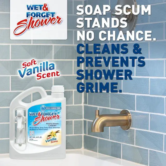 Alt view image 4 of 7 - Shower Cleaner Weekly Application Requires No Scrubbing, Bleach-Free Formula, 64 Ounce (Pack of 1)
