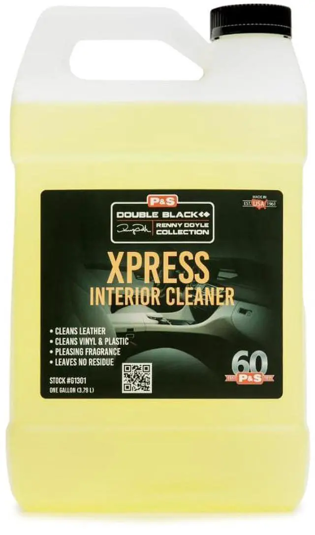 Main image of Xpress Interior Cleaner Safe for Leather, Vinyl, Plastic & More, Removes Dirt, Grease & Oil, No Residue, Fresh Scent, No Dilution Needed - 1 Gallon