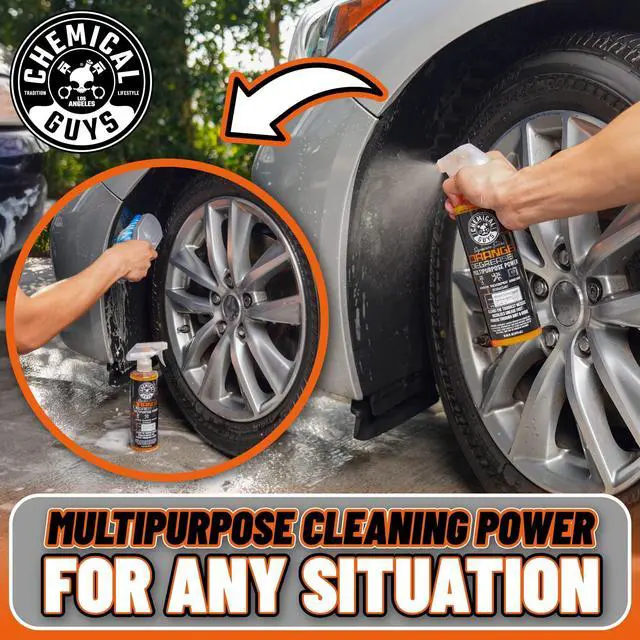 Alt view image 3 of 7 - Signature Series Orange Degreaser Spray - Heavy Duty All Purpose Cleaner for Engines, Tires, Undercarriages, Tools and More, Professional Strength, Breaks Down Grease, Oil & Grime, 16 oz