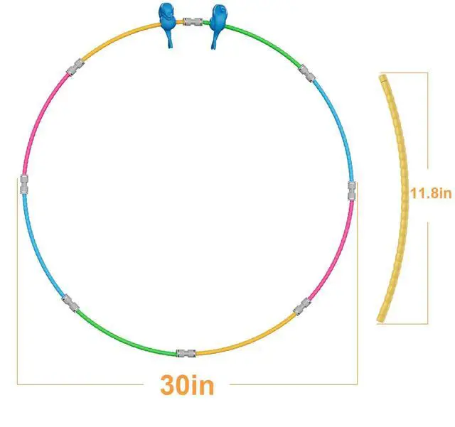 Alt view image 2 of 7 - Pool Toys for Kids, 2-Pack Underwater Sports Swim Thru Rings for Kid, Ideal Pool Games Swiming Rings Toy for Boys/Girls Aged 5, 6, 7, 8, 9, 10, 11,12